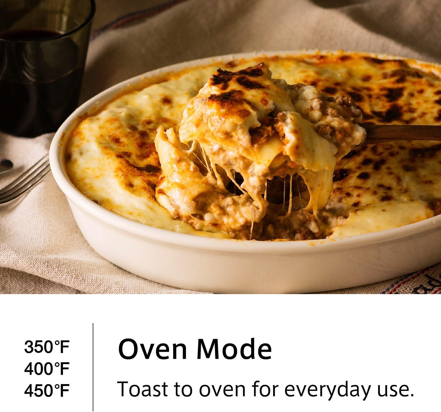 BALMUDA The Toaster | Steam Oven Toaster | Compact Size 14.1" W x 12.6" D x 8.2" H | 5 Cooking Modes: Sandwich Bread, Artisan Bread, Pizza & Pastry, Oven | Baking Pan Included | US Version | White